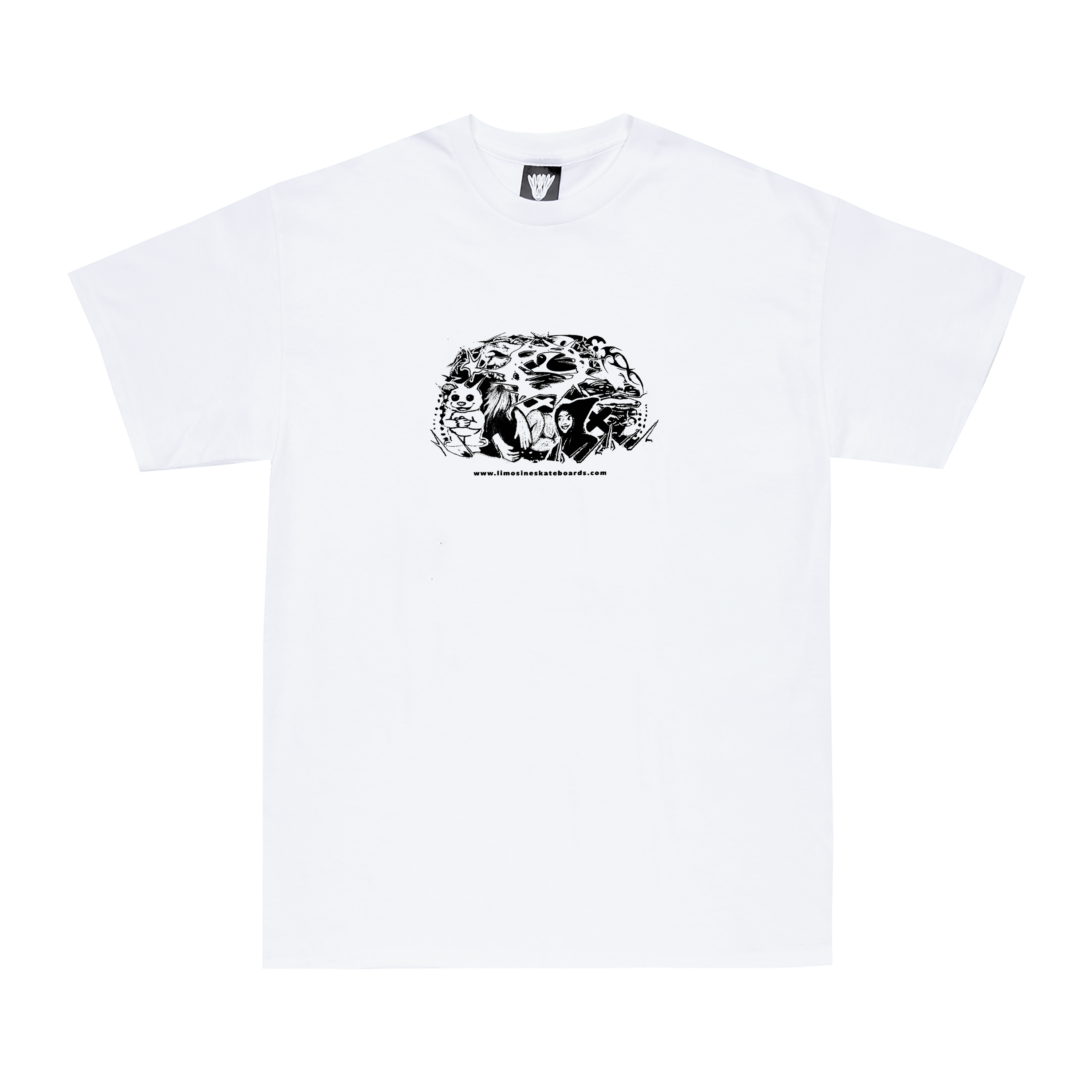 Limosine Brain Tee (White)