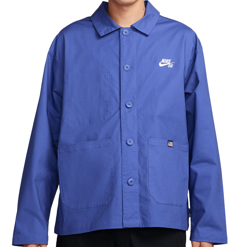 Nike SB USA Skate Chore Jacket Astronomy Blue/White